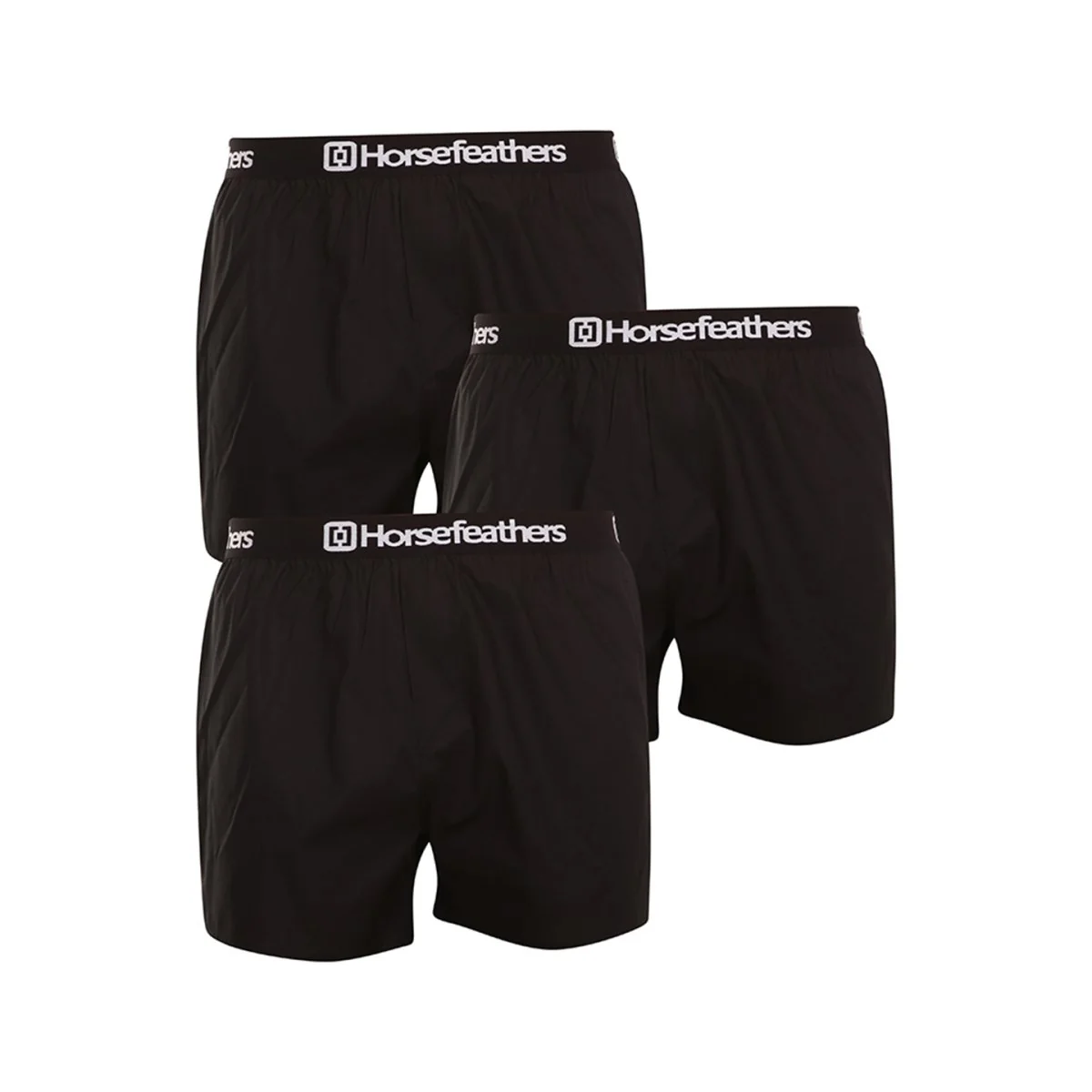 Horsefeathers 3PACK pánské trenky Frazier black (AM096A) L 