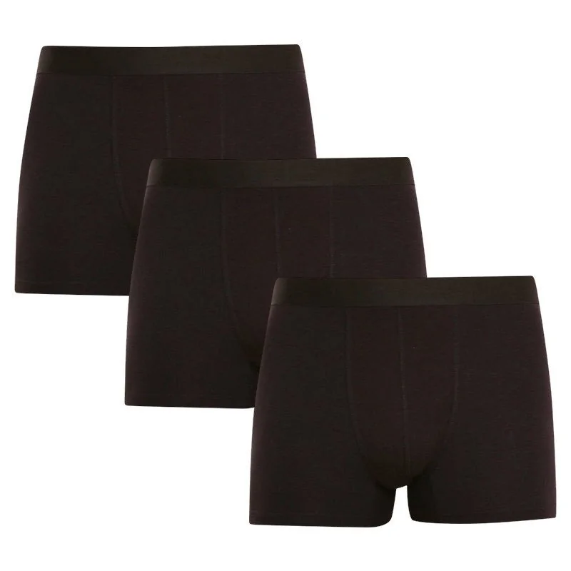 Nedeto 3PACK pánské boxerky černé (3NB001) 5XL 