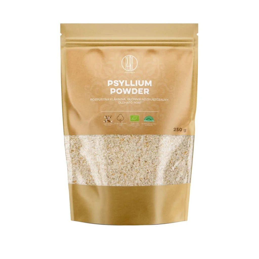 BrainMax Pure Psyllium BIO rozpustná vláknina 250 g