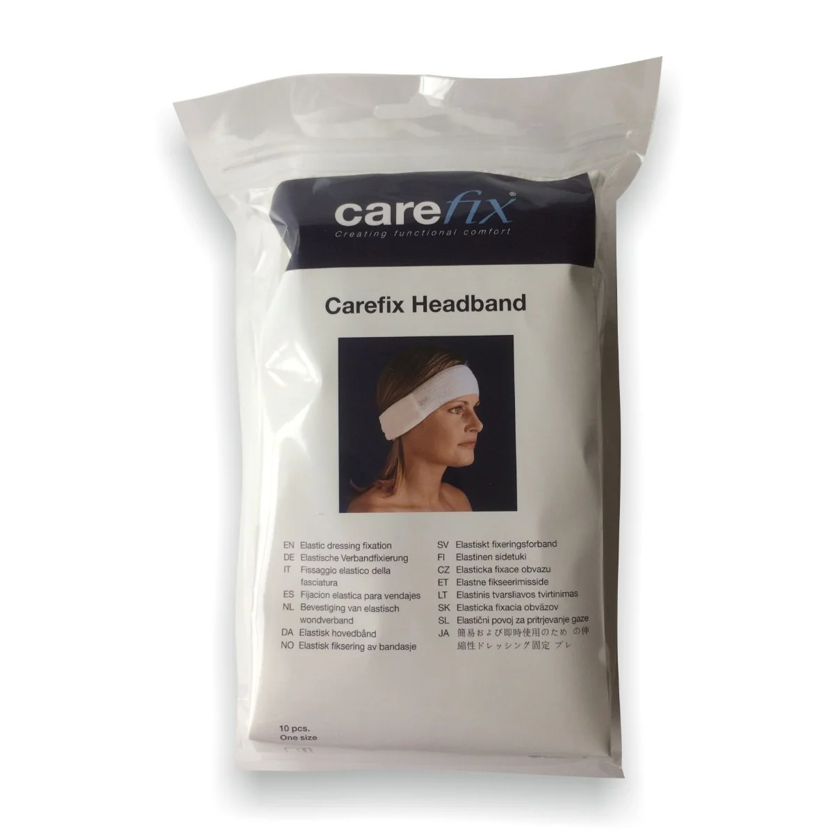 CareFix Headband vel. UNI elastická síťová čelenka 10 ks