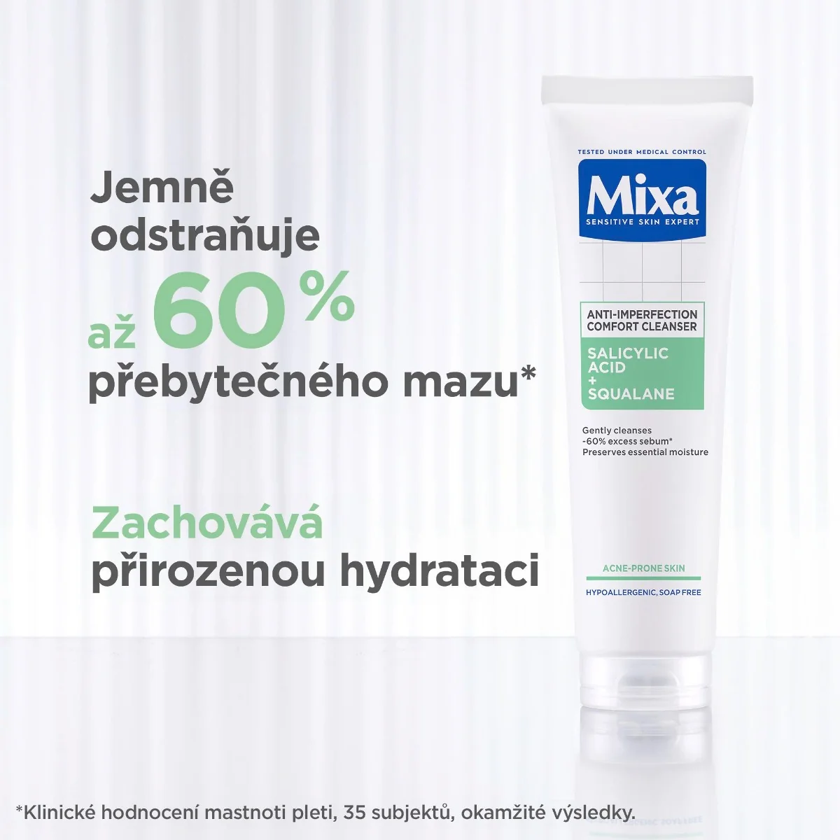 Mixa Salicylic Acid Čisticí gel proti nedokonalostem 150 ml