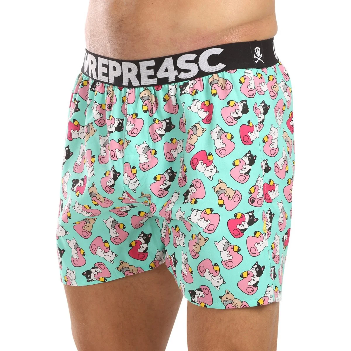 Represent Pánské trenky exclusive Mike Bulldog Bathing (R4M-BOX-0711) XXL 