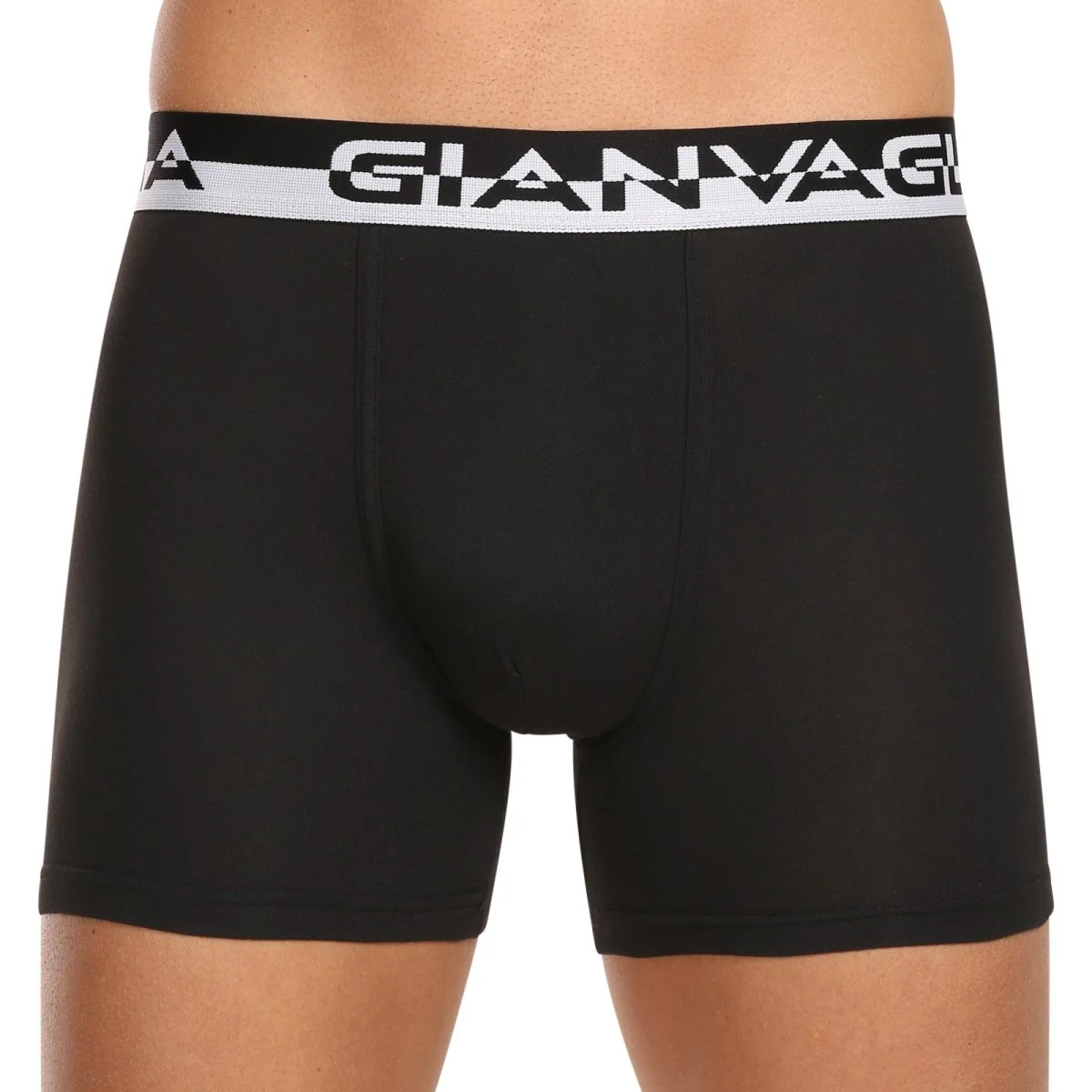 Gianvaglia 10PACK pánské boxerky černé (GVG-5012) M 