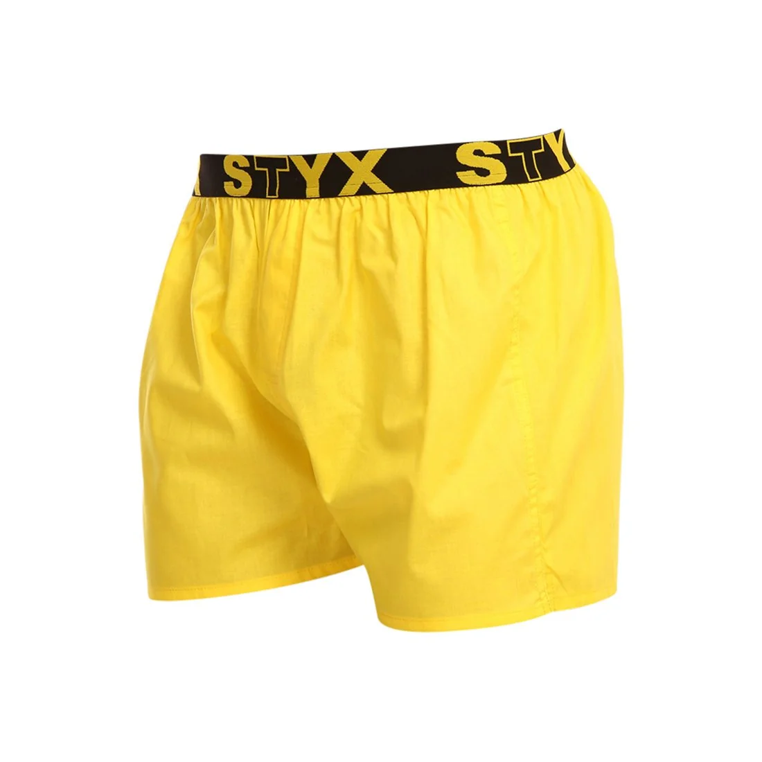 Styx Pánské trenky sportovní guma žluté (B1068) XL 