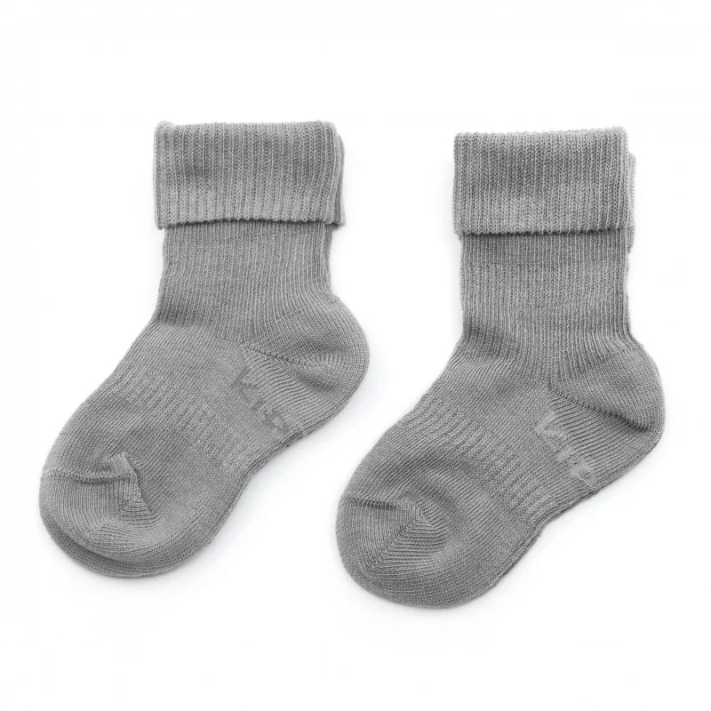 KipKep dětské ponožky Stay-on-Socks 12-18m 2páry Grey 