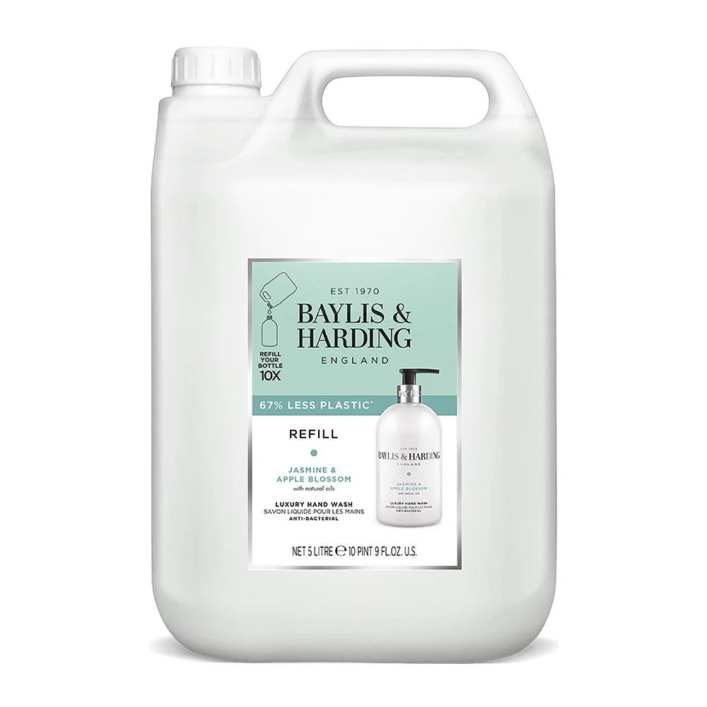 Baylis & Harding Anti Bacterial Mýdlo Jasmín náhradní náplň 5 l