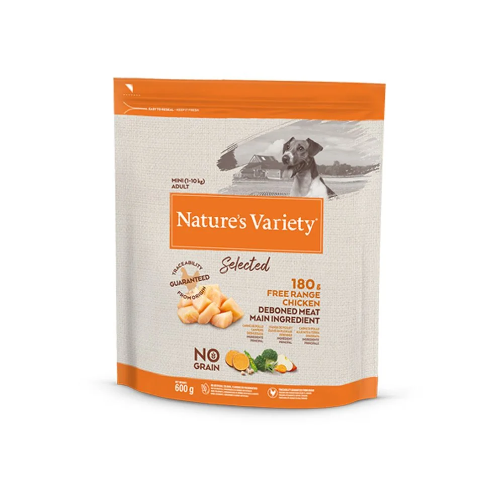 Natures Variety Selected pro malé psy s kuřecím granule 600 g