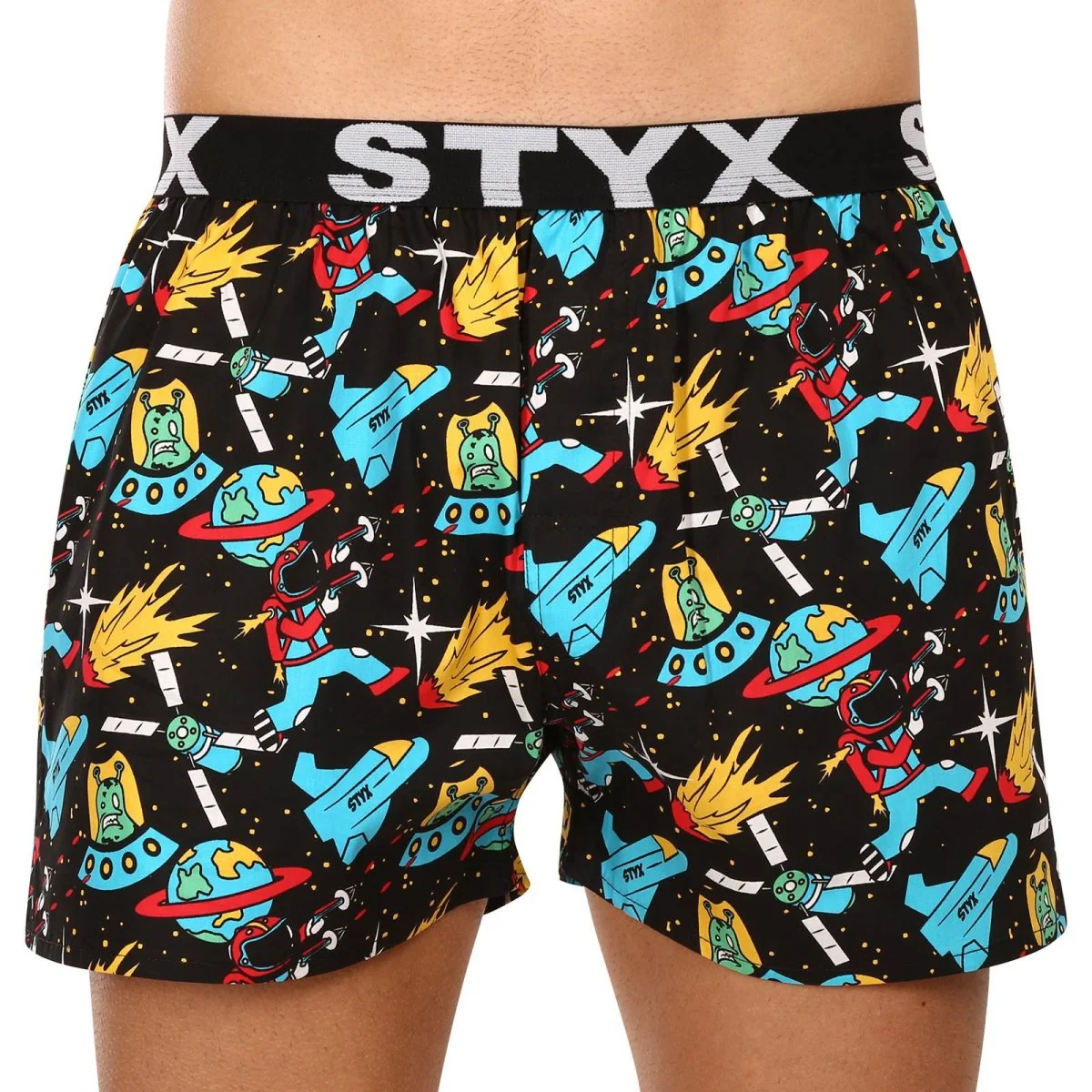 Styx 3PACK pánské trenky art sportovní guma vícebarevné (3B13001) L 