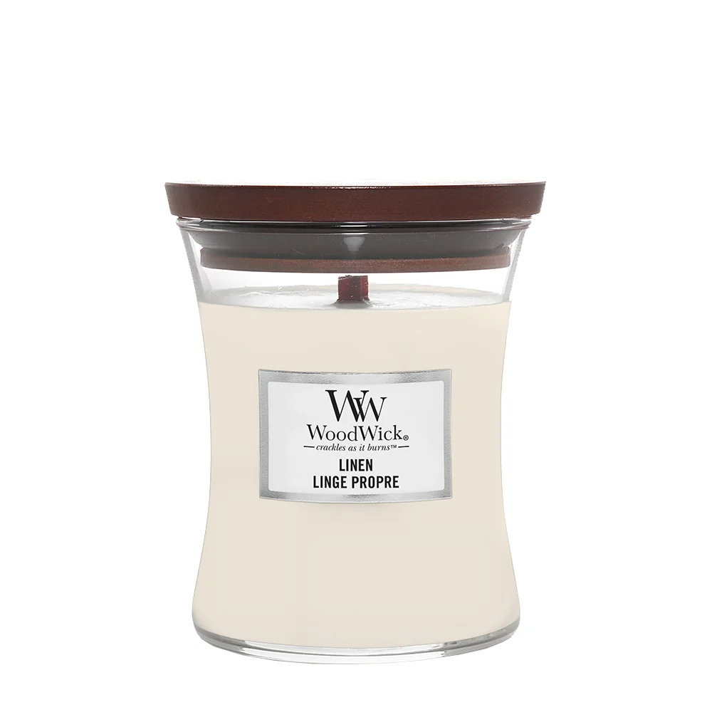 Wood Wick Vinná svíčka Linen 275 g