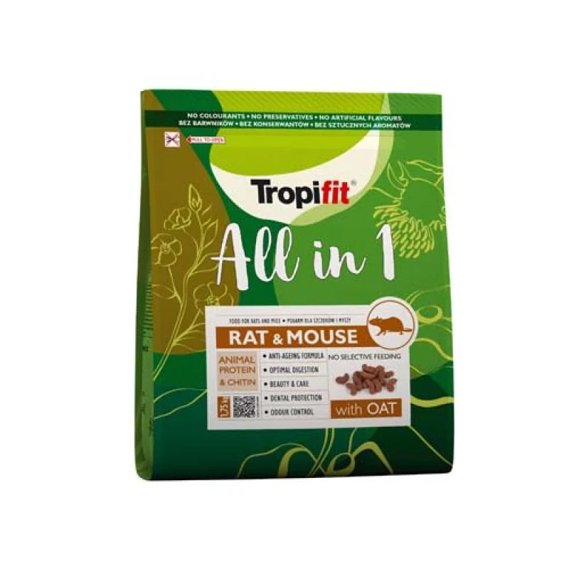 Tropifit ALL IN 1 Rat & Mouse 1,75kg krmivo pro potkany a myši 