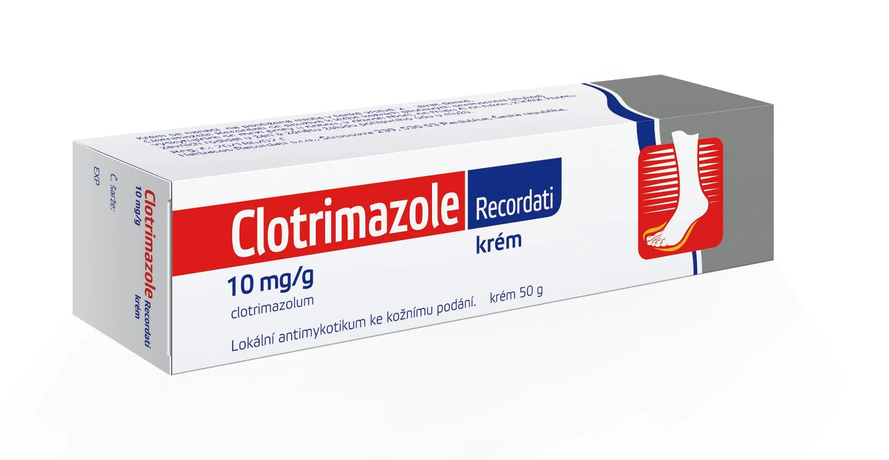 Clotrimazole Recordati 10mg/g krém 50 g