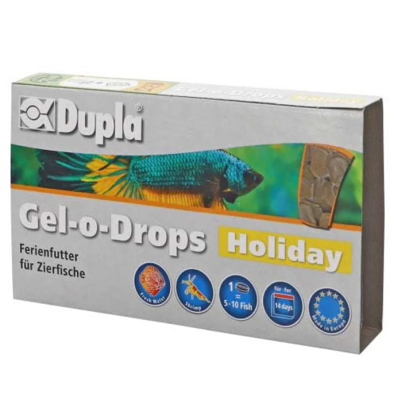 Dupla Gel-o-Drops-Holiday dovolenkové gélové krmivo pro okrasné ryby  6x5g