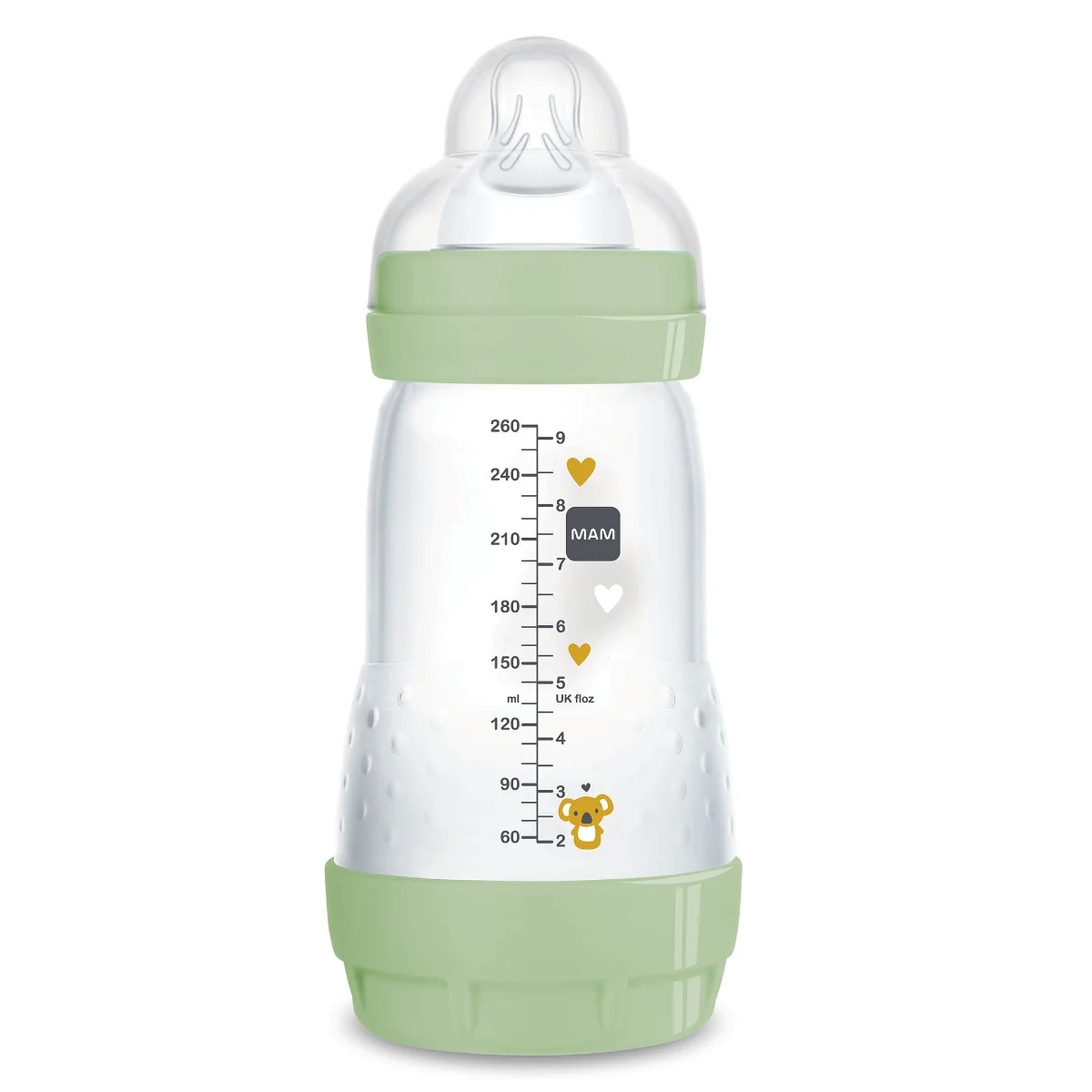 MAM Láhev Anti-Colic 2m+ 260 ml 1 ks zelená