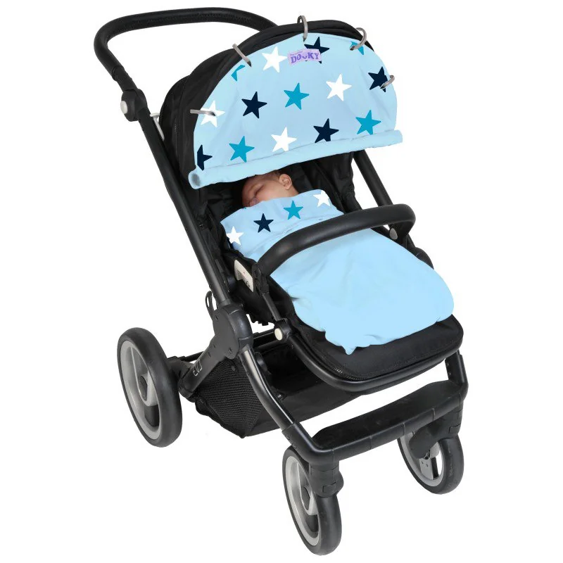 Dooky design clona Baby Blue / Blue Stars 