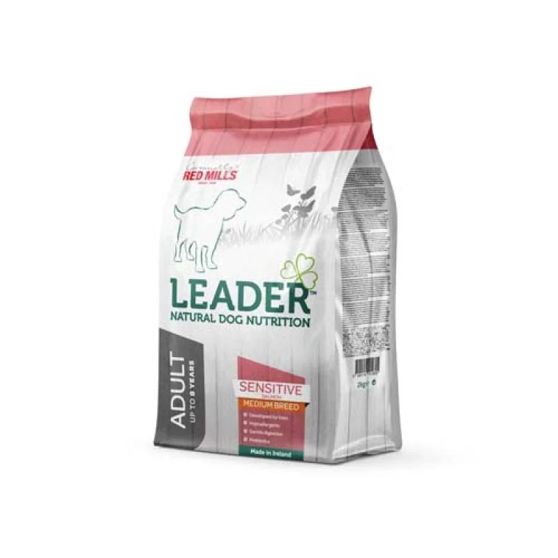 LEADER ADULT Sensitive Salmon Medium Breed 2kg -Hypoalergenní krmivo s lososem pro dos