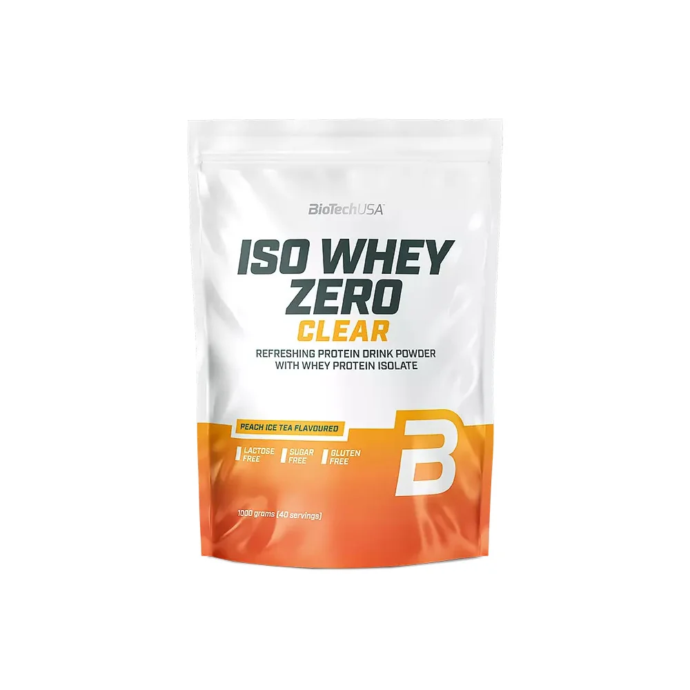 BioTech USA Iso Whey Zero Clear 1000g - broskev