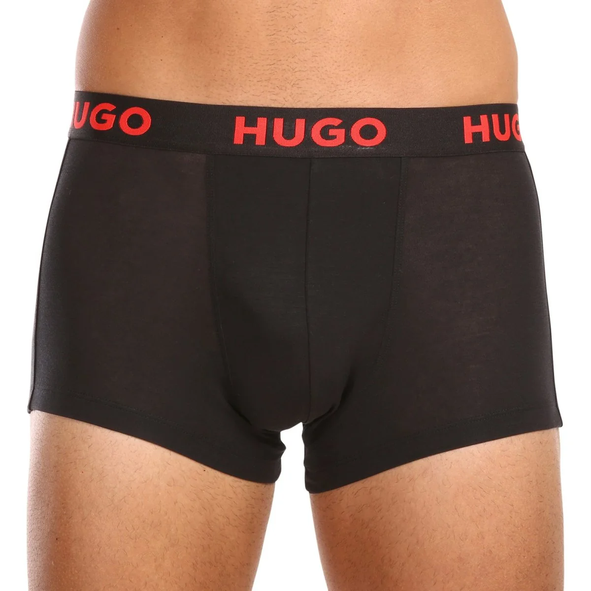 HUGO 3PACK pánské boxerky černé (50496723 001) M 