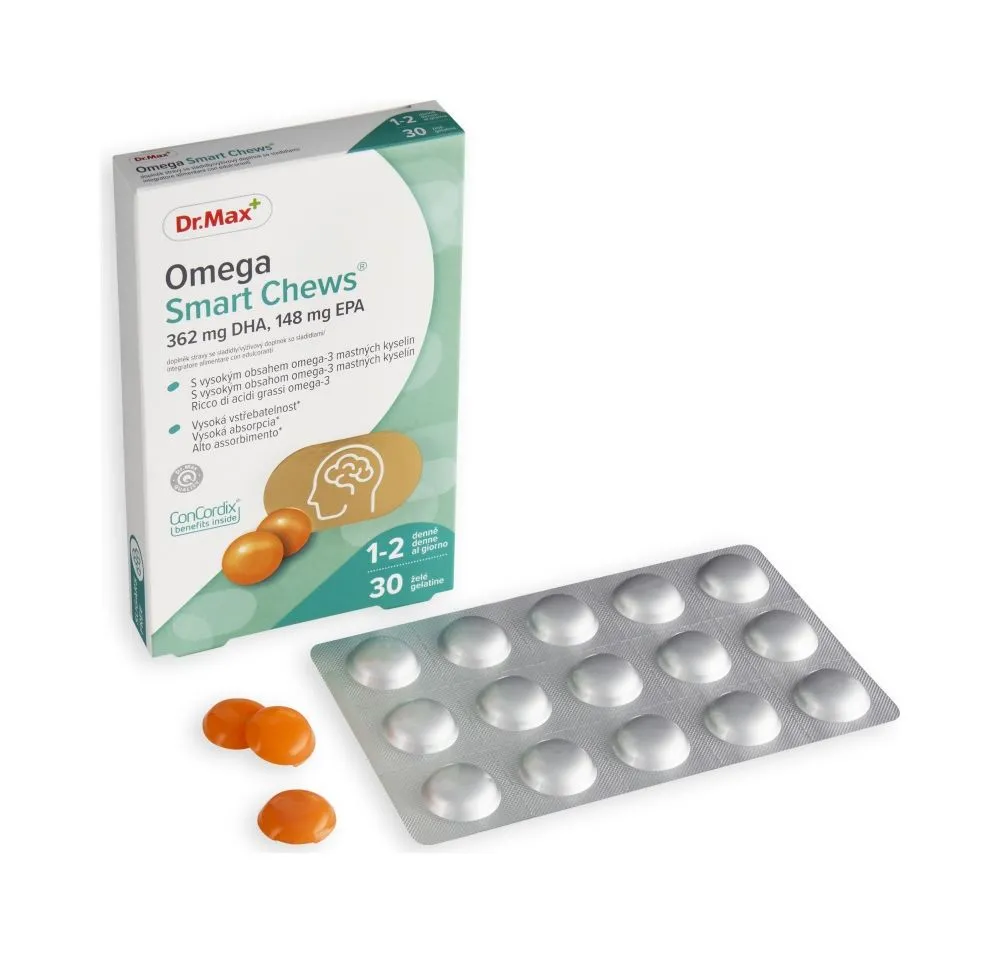 Dr. Max Omega Smart Chews želé 30 ks