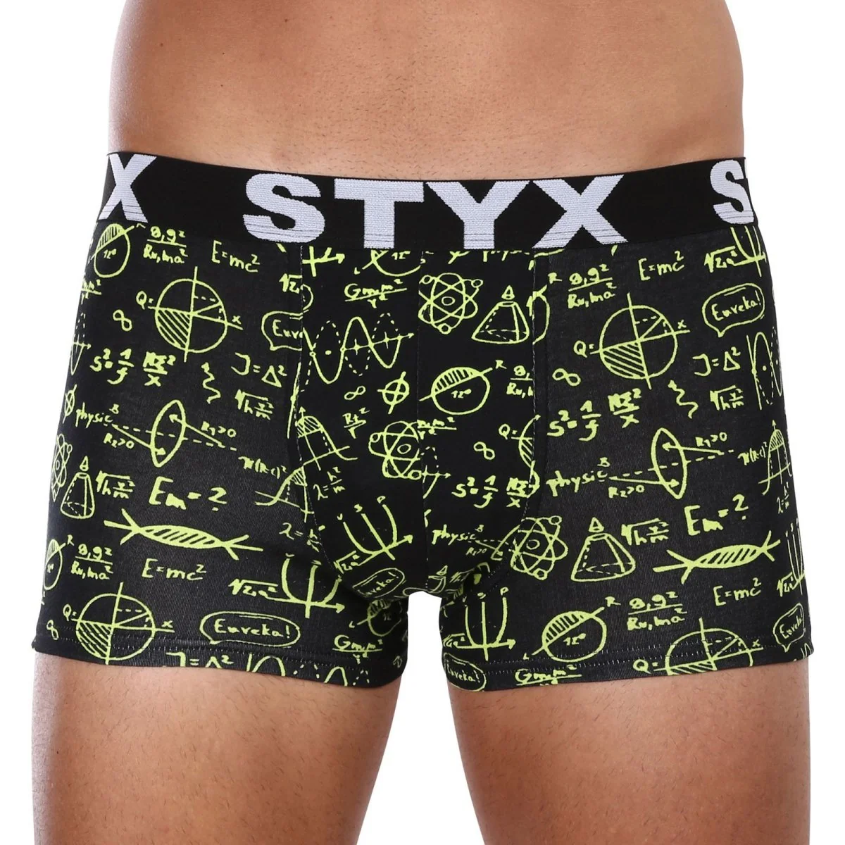 Styx 3PACK pánské boxerky art sportovní guma vícebarevné (3G12672) XL 