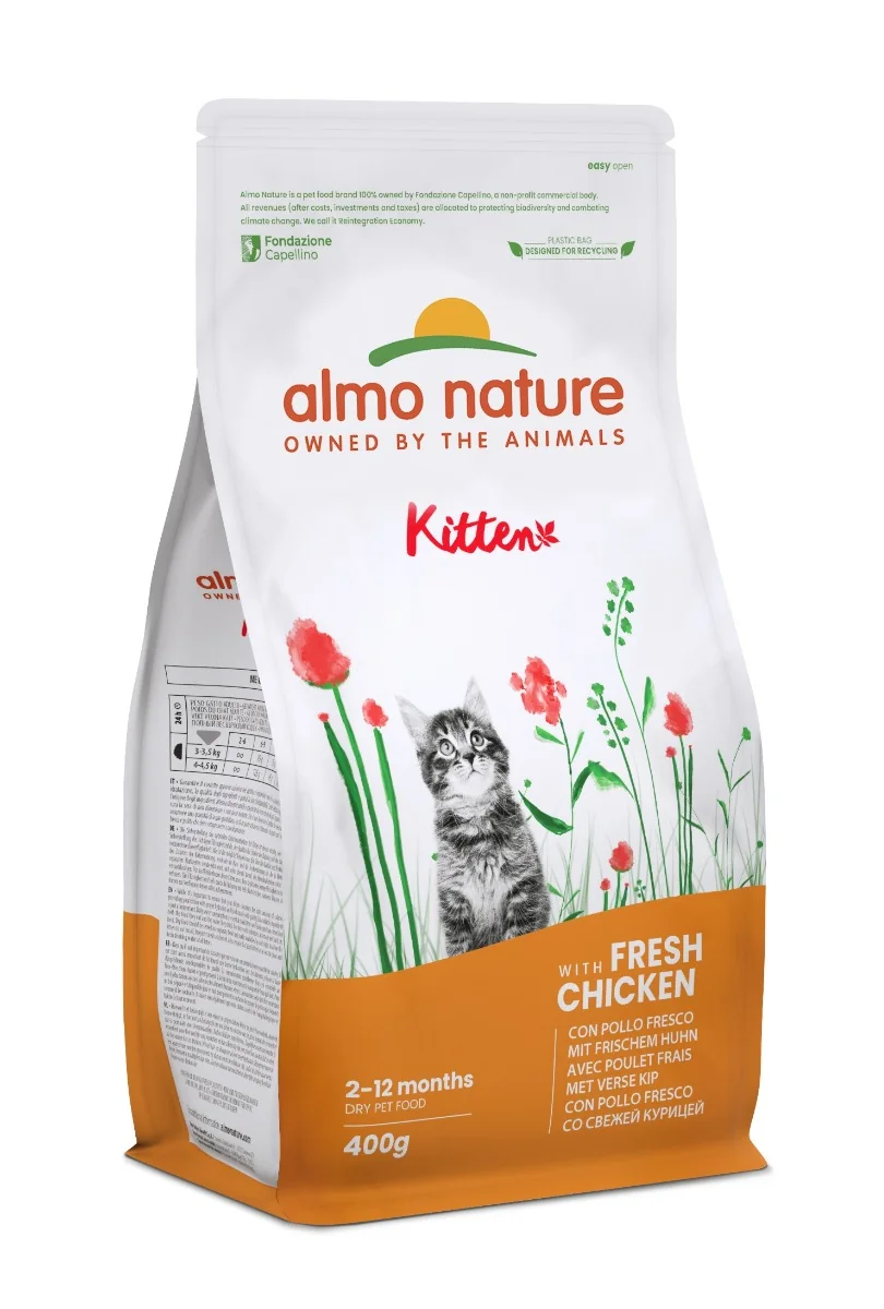 Almo Nature Kitten s čerstvým kuřetem krmivo pro koťata 400 g