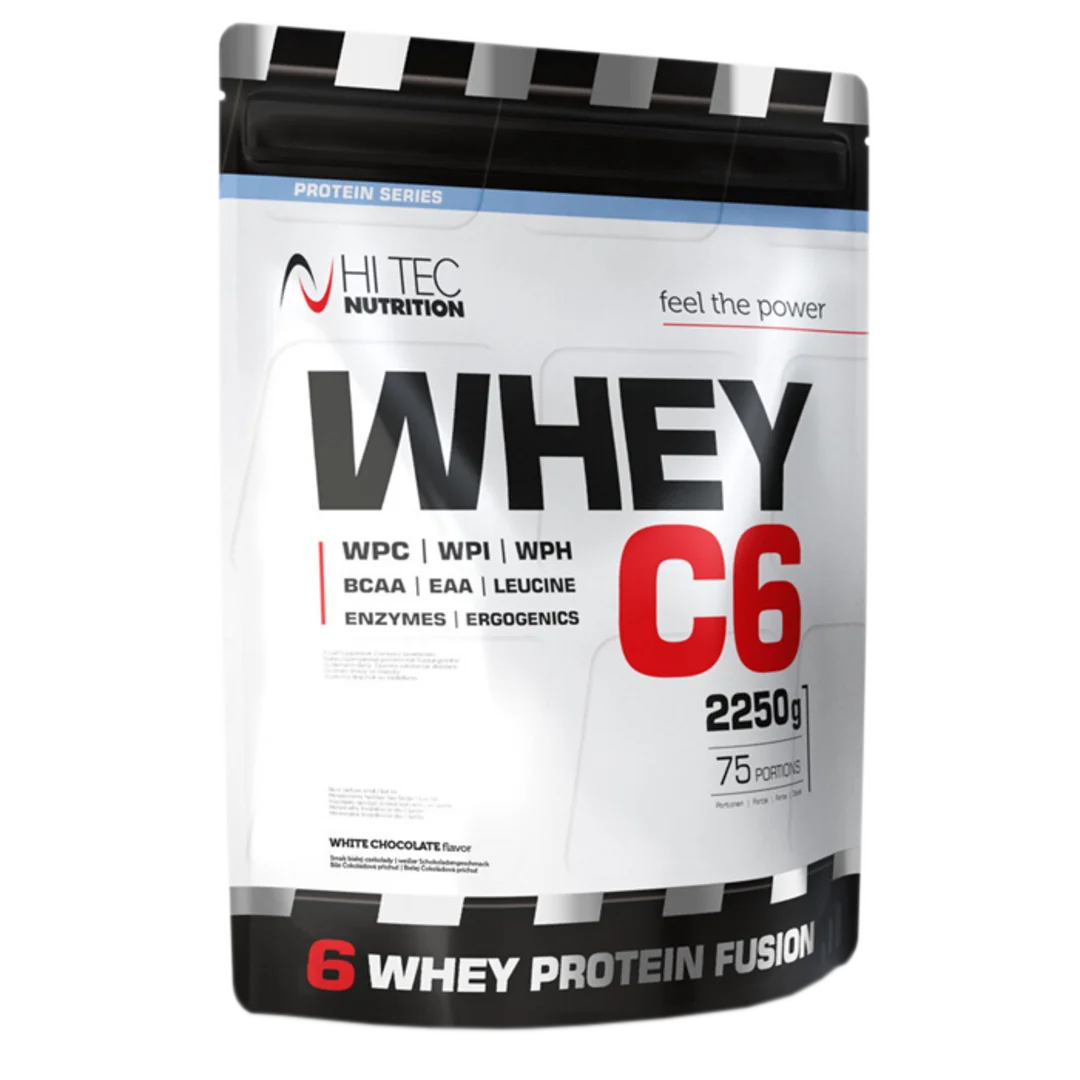 HiTec Nutrition Whey C-6 2,25kg - marcipán