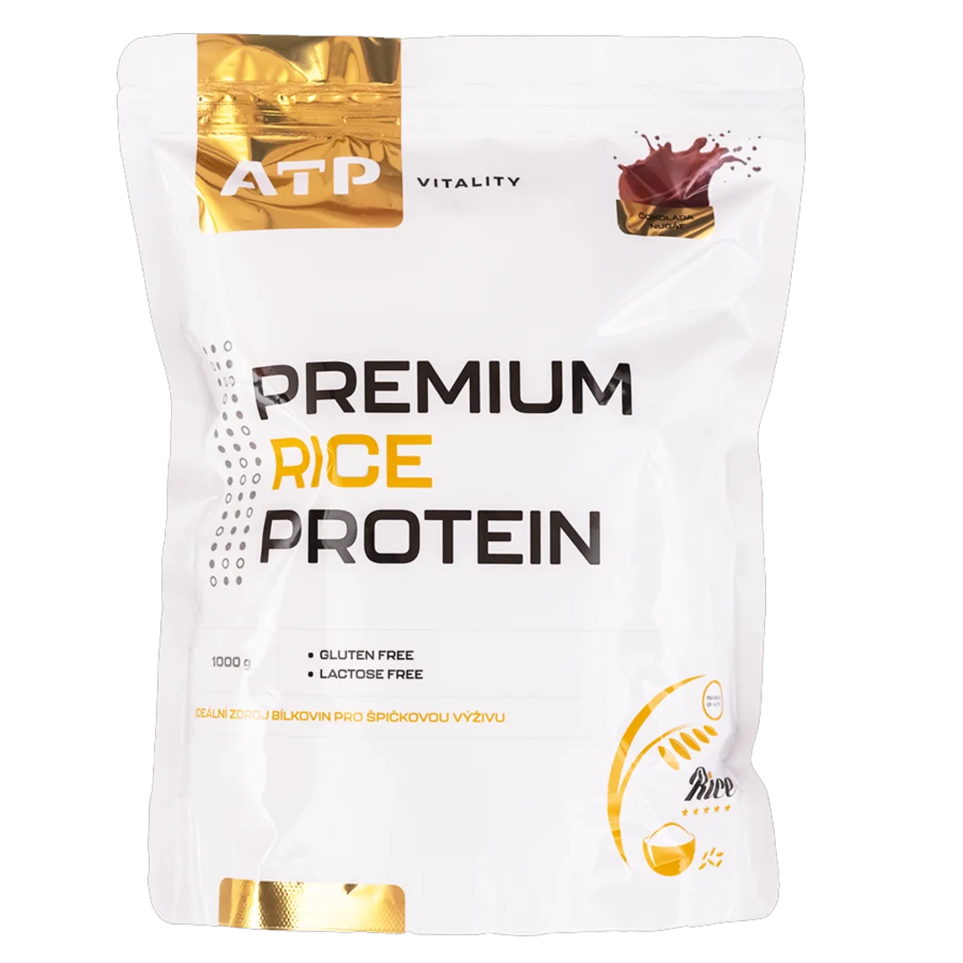 ATP Premium Rice Protein 1000g - čokoláda, nugát