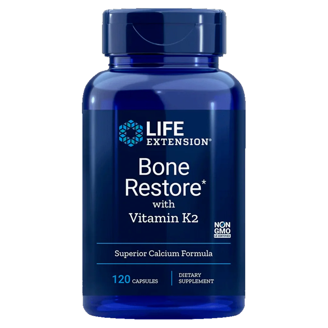 Life Extension Bone Restore with Vitamin K2 - 120 kapslí