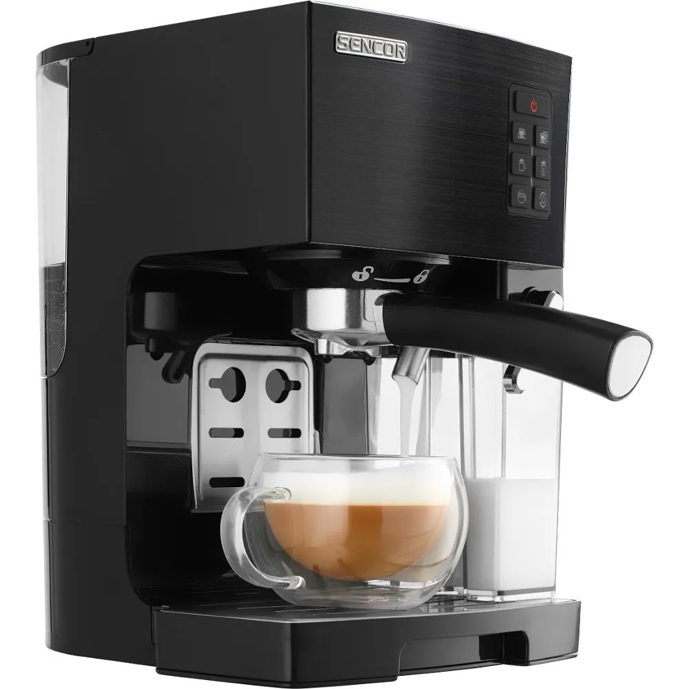 SENCOR SES 4050SS-EUE3 Espresso poloautomatický pákový kávovar černý