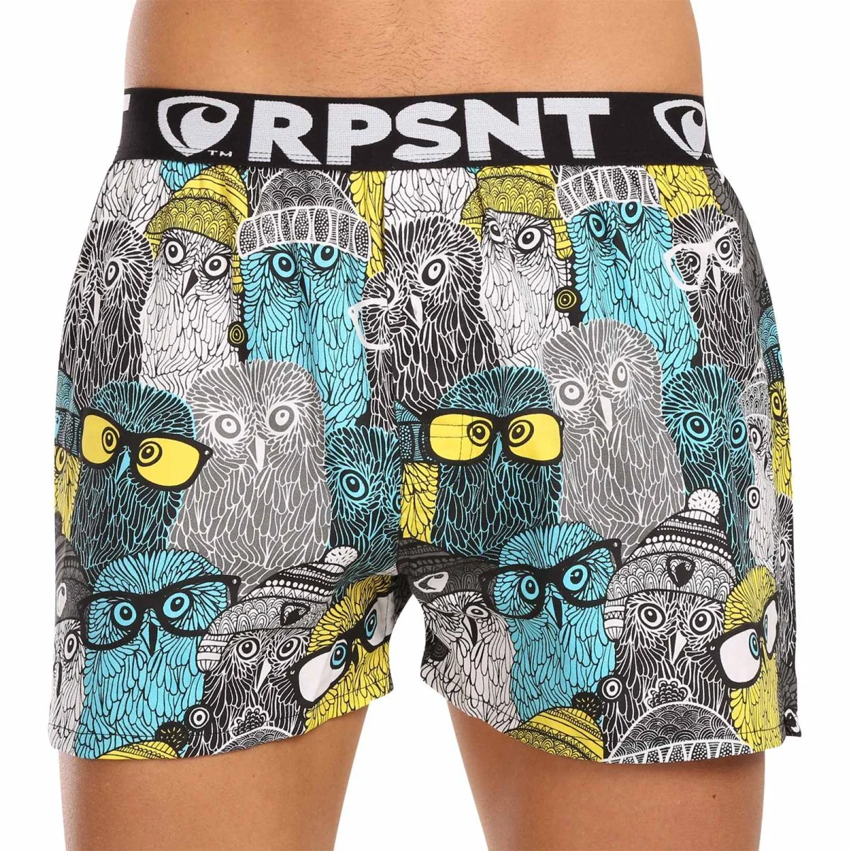 Represent Pánské trenky exclusive Mike Owls Cool (R3M-BOX-0742) M 