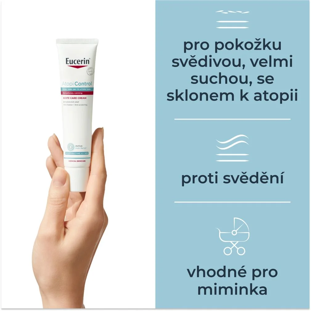 Eucerin AtopiControl Acute krém na pokožku se sklony k atopii 100 ml