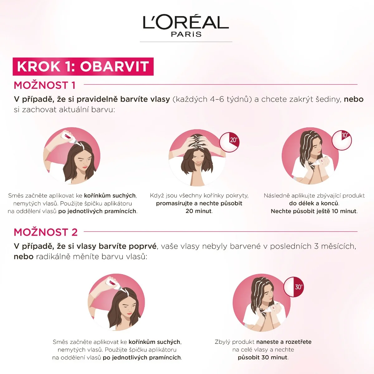 Loréal Paris Excellence Creme odstín 400 hnědá barva na vlasy