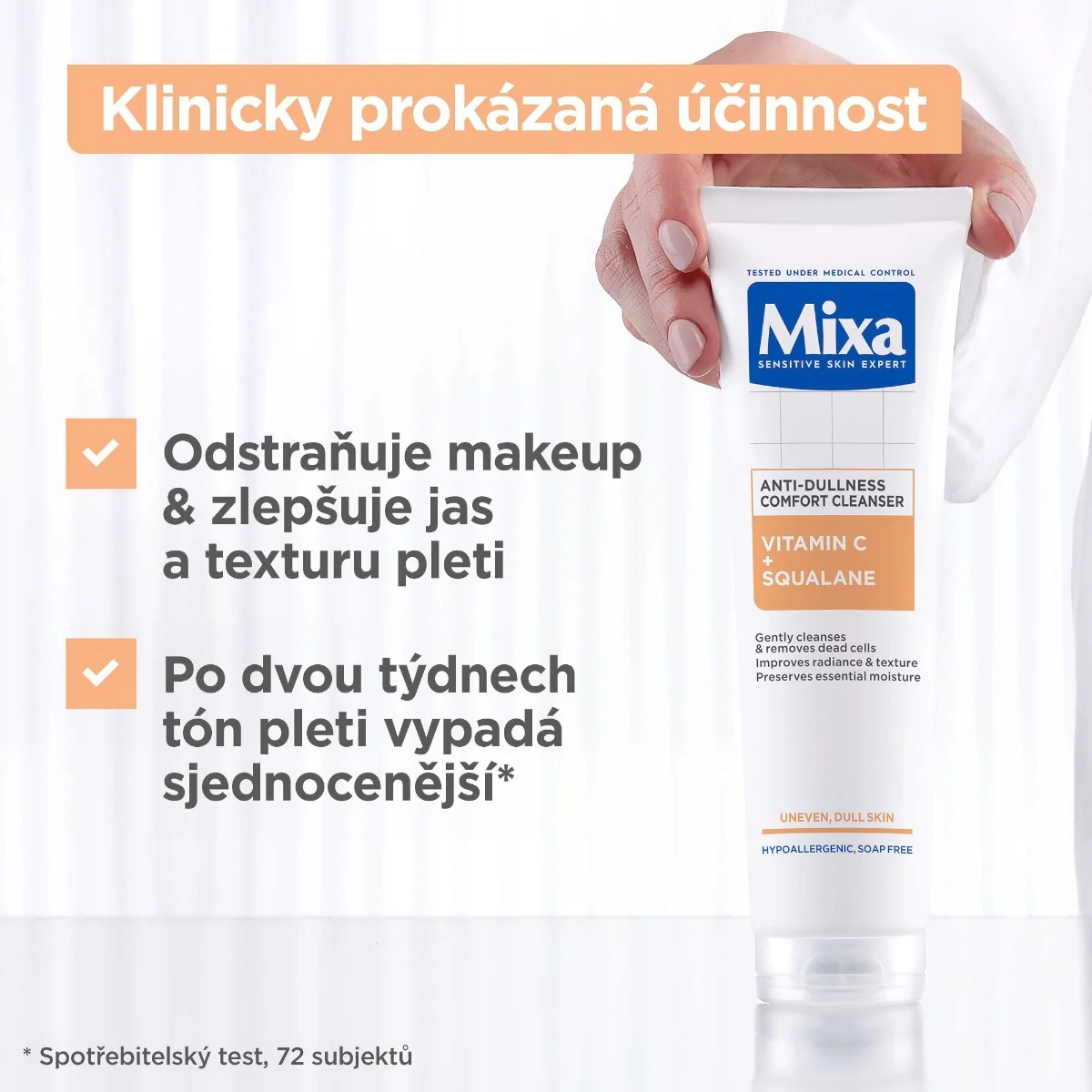 Mixa Vitamin C Čisticí gel na mdlou pleť 150 ml