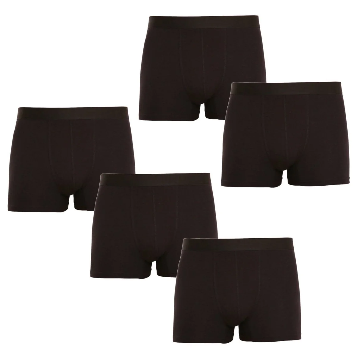 Nedeto 5PACK pánské boxerky černé (5NB001) M