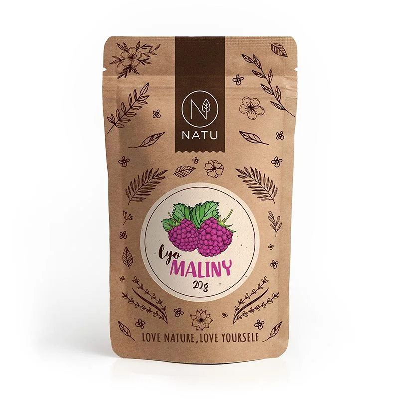 NATU Lyofilizované maliny 20 g