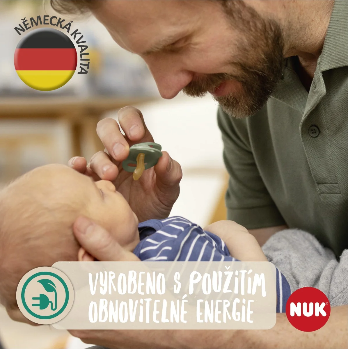 NUK For Nature Dudlík latex 0-6m box 2 ks