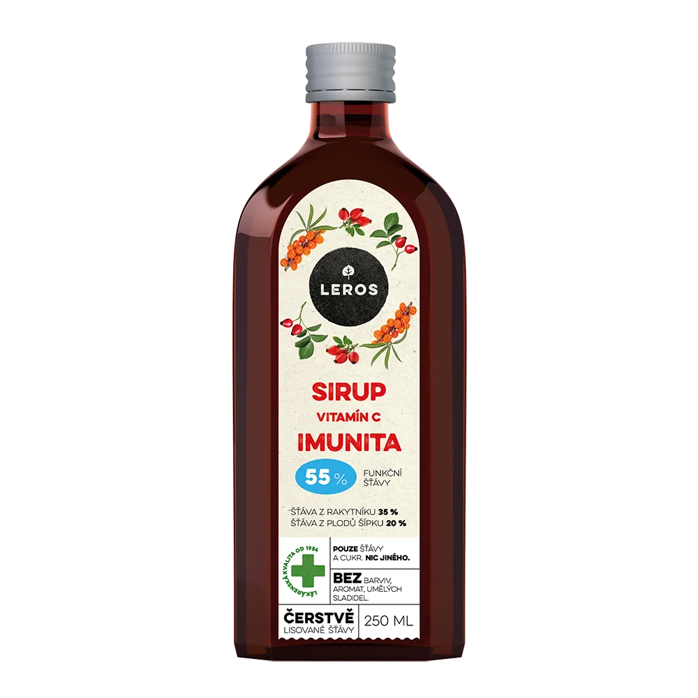 Leros Sirup Vitamín C imunita 250 ml