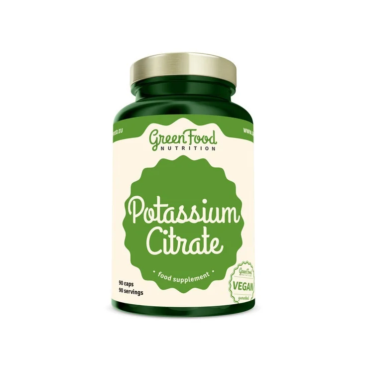 GreenFood Nutrition Potassium Citrate 90 kapslí