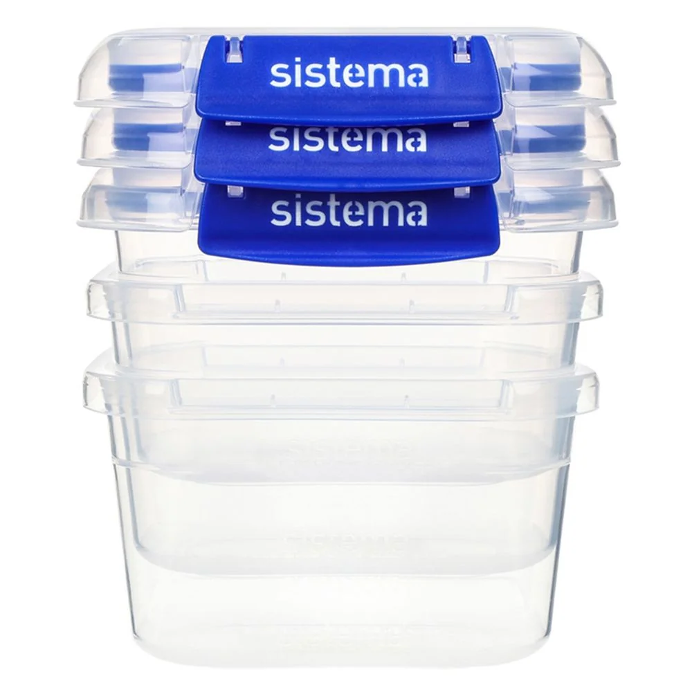 Sistema Klip It Plus sada krabiček se 2 klipy 3x400 ml