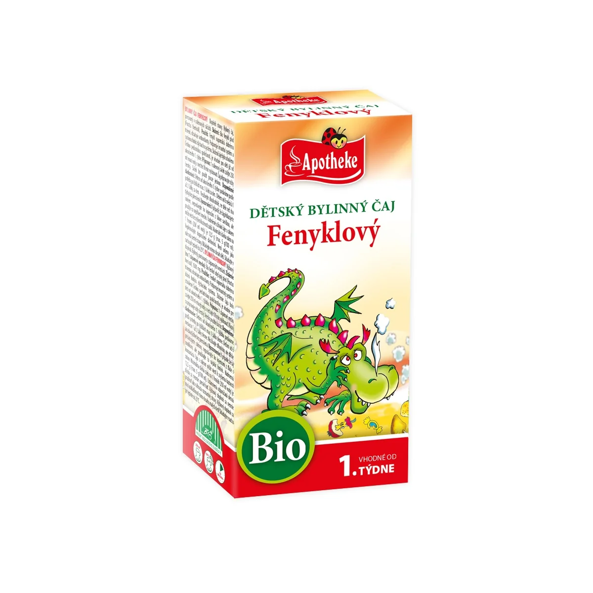 Apotheke BIO Dětský čaj fenyklový nálevové sáčky 20x1,5 g