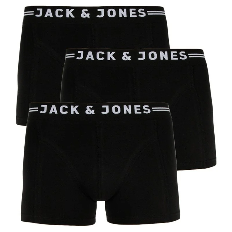 Jack and Jones 3PACK pánské boxerky černé (12171944) L 