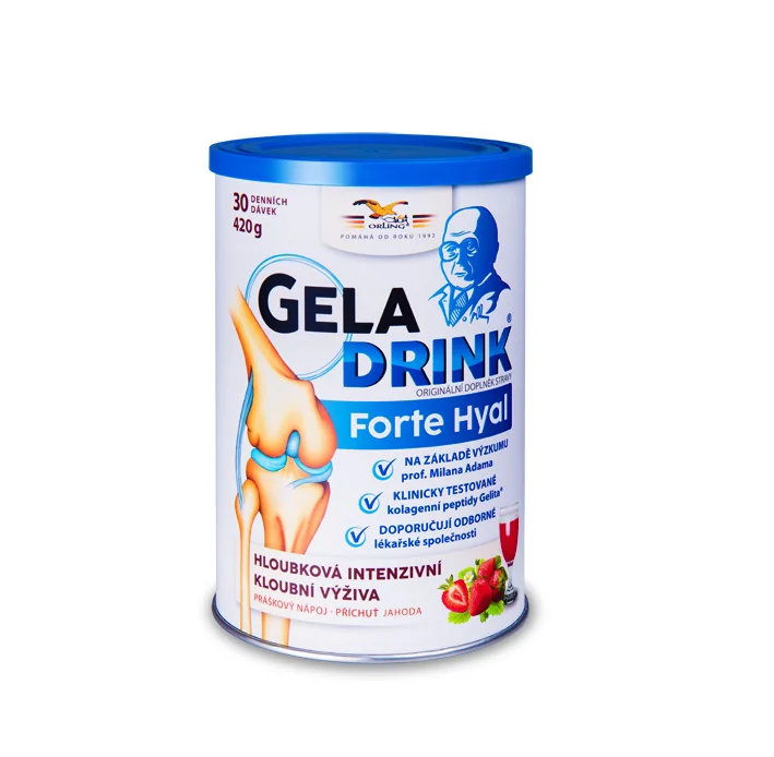 Geladrink FORTE HYAL jahoda práškový nápoj 420 g