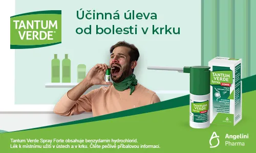 Tantum Verde Spray Forte – účinná úleva od bolesti v krku