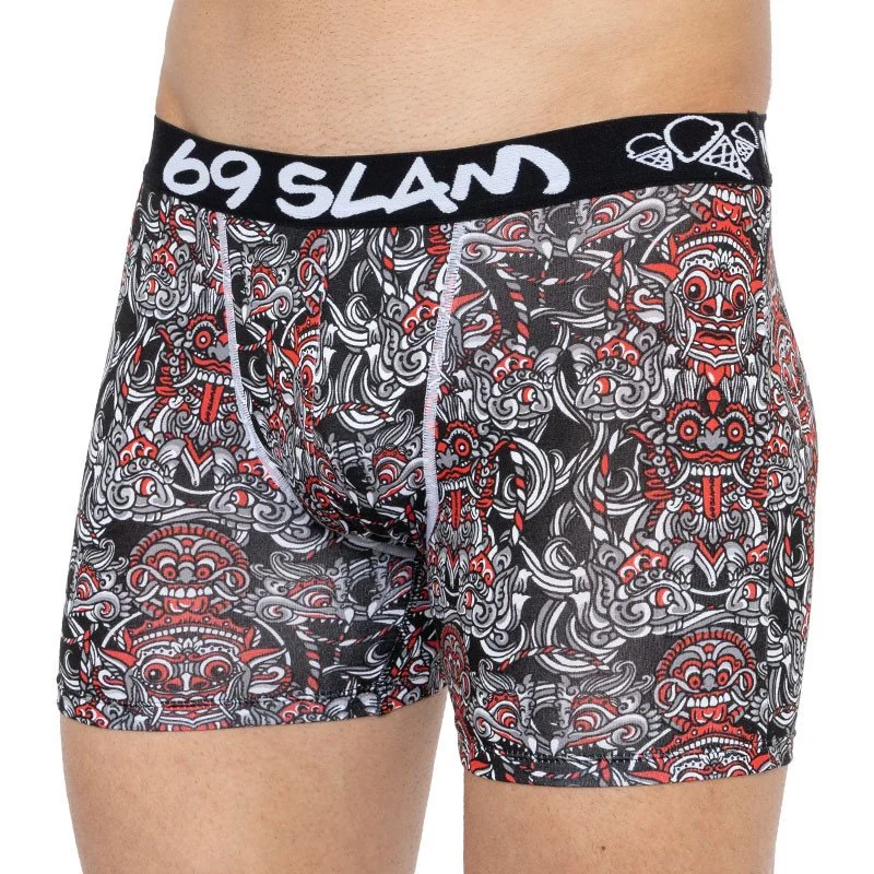 69SLAM Pánské boxerky fit bamboo totem mask (MPBTMS-BB) S 