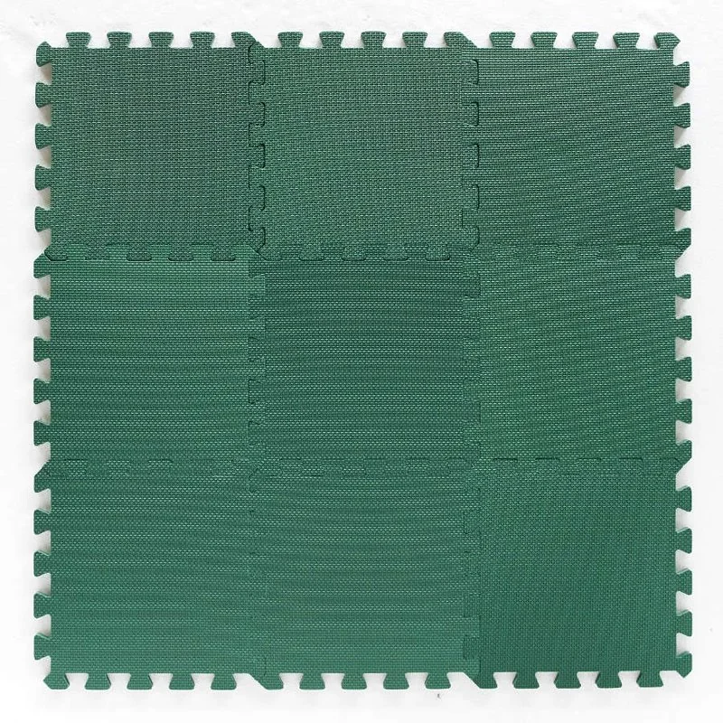 BabyDan Podložka hrací puzzle Dark Green 90x90 cm 