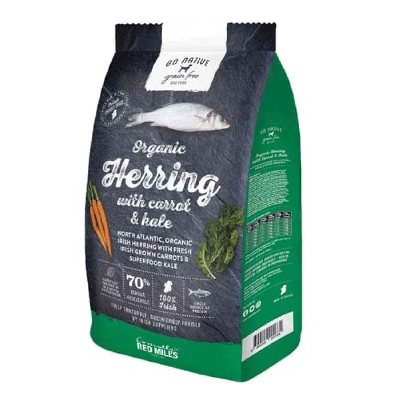 Go Native Herring with Carrot and Kale 4kg obsahuje až 70% masa ze sledě 