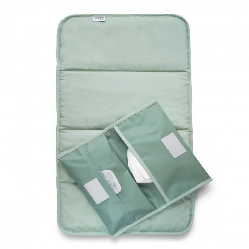 KipKep přebalovací set NAPPER COMBI-SET Pale Green (bavlna) 