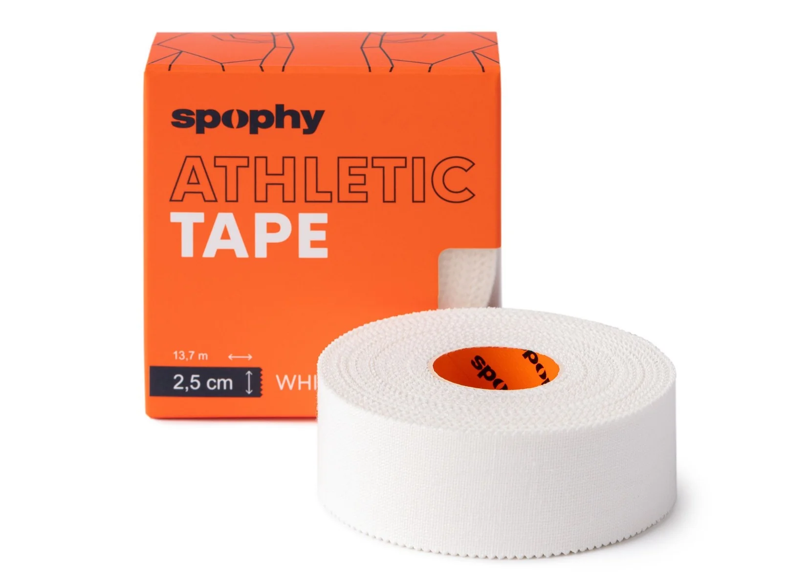 Spophy Athletic Tape 2,5 cm x 13,7 m fixační tejp bílý