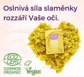 Balade en Provence Slaměnkové tuhé oční sérum BIO 