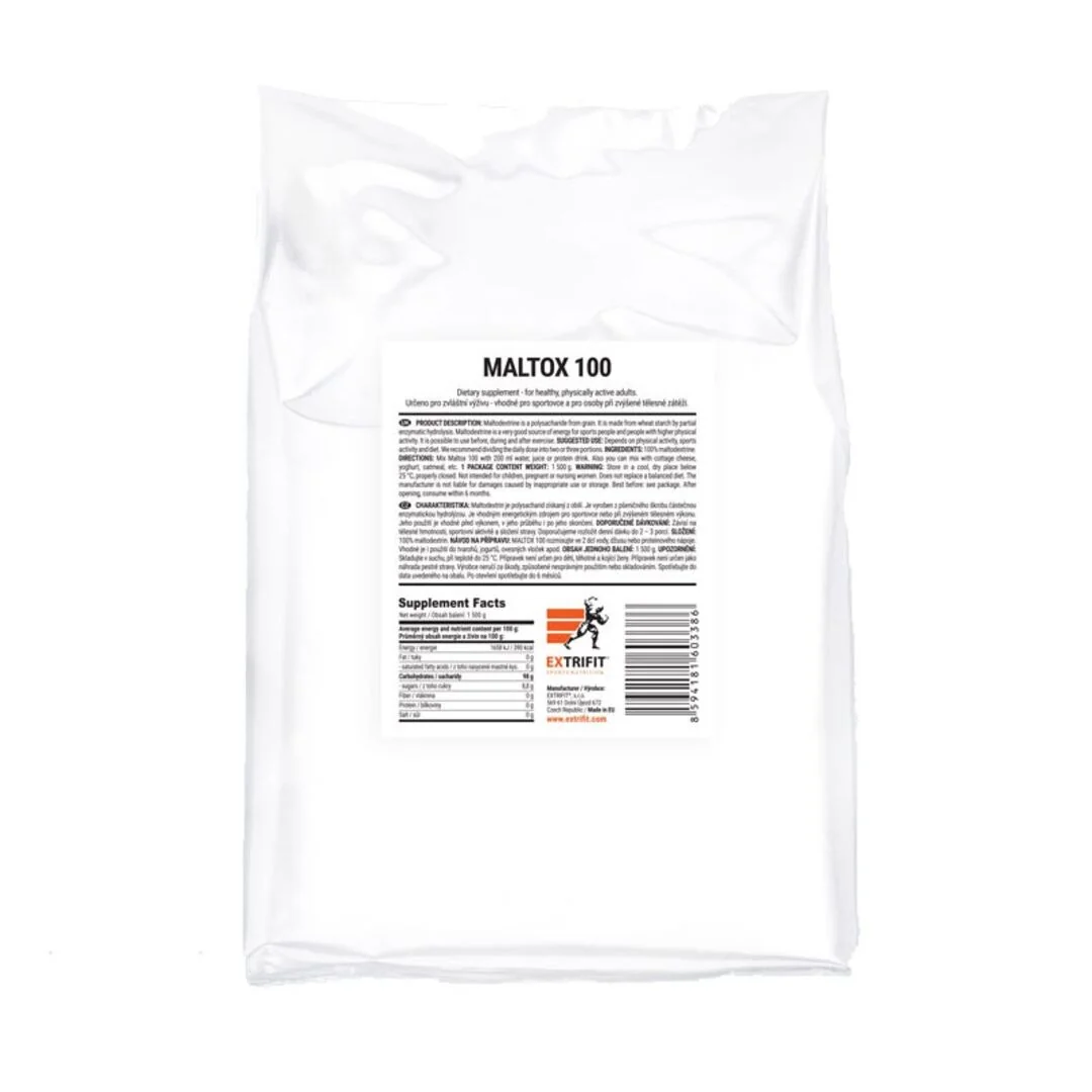 Extrifit MALTOX 100 Maltodextrin EU - 1500g