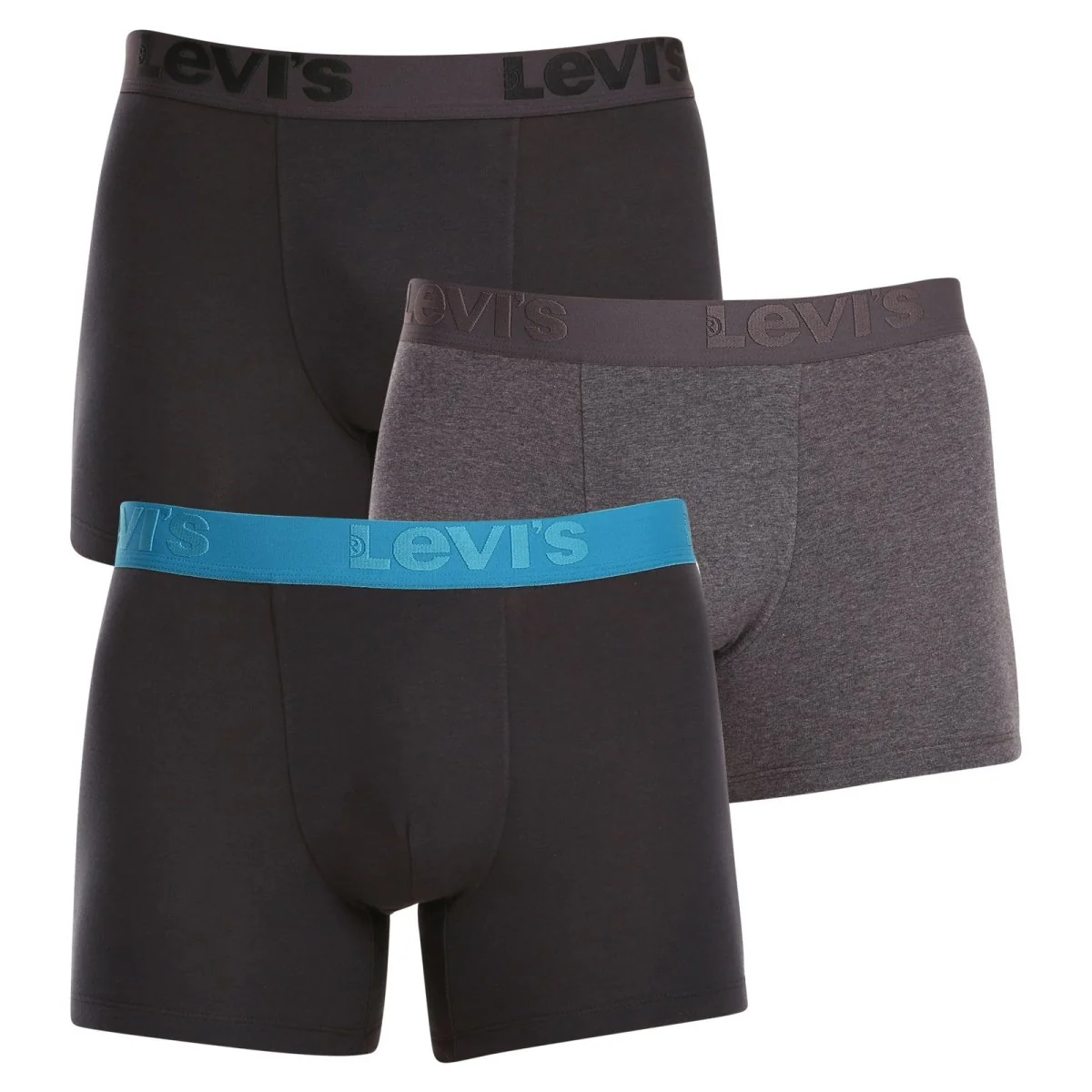 Levis 3PACK pánské boxerky vícebarevné (905045001 023) M 